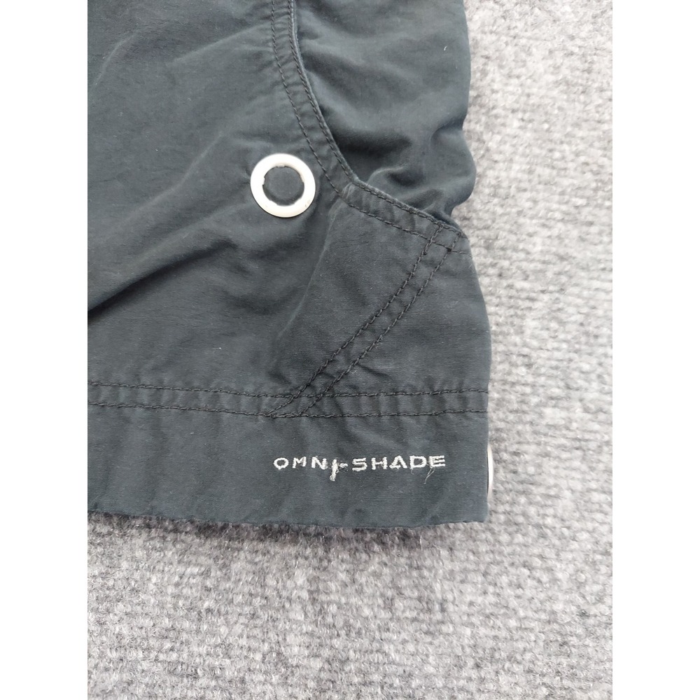 Columbia Omni Shade Vest Women Small Black Full Zip Sleeveless Drawstring Hiking - Picture 6 of 14